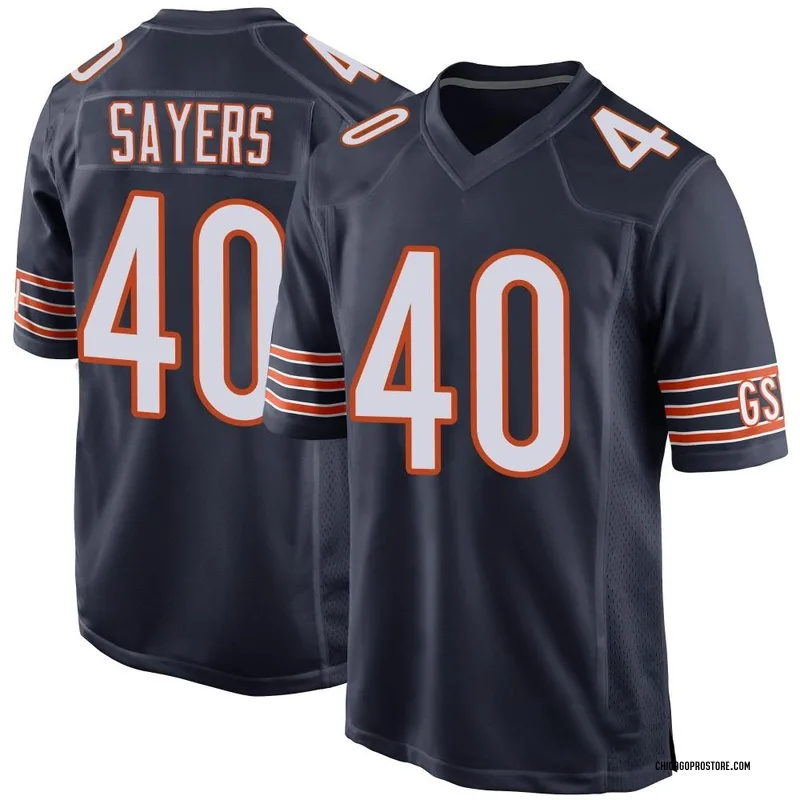 gale sayers white jersey